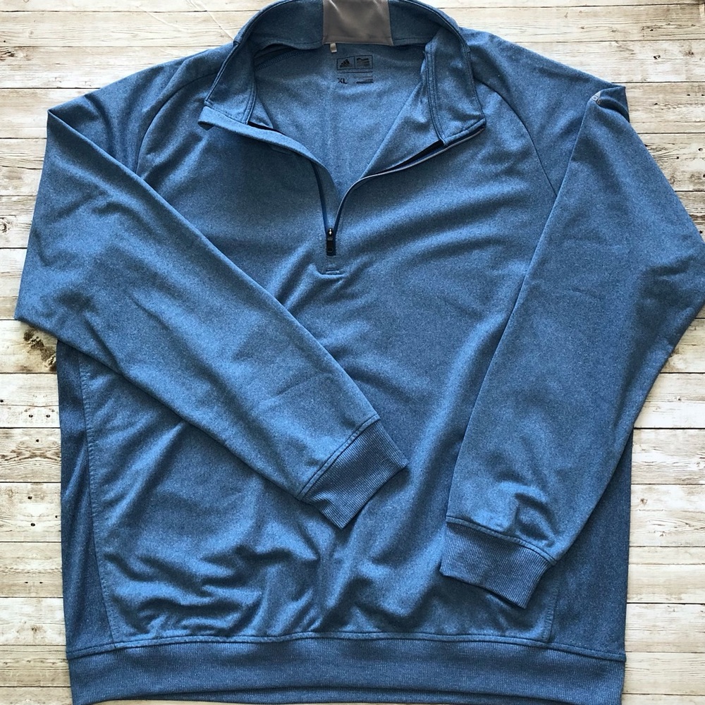 Adidas Quarter Zip Sweater in Blue Men’s XL